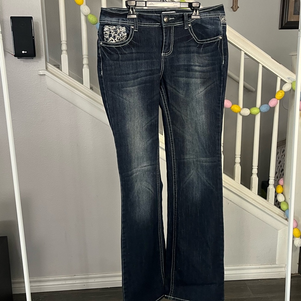 Women's Dark Blue Jeans